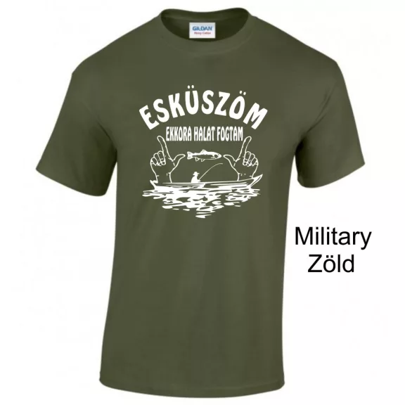 Póló - Esküszöm ekkora  halat fogtam