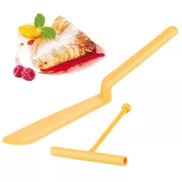 Palacsinta Spatula / Forgatólapát Tésztakenő Hengerrel