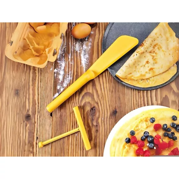 Palacsinta Spatula / Forgatólapát Tésztakenő Hengerrel