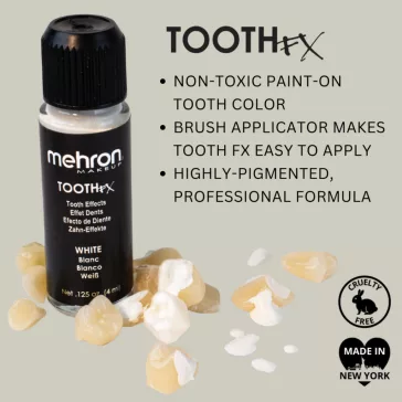 Mehron Tooth FX - Fog festék Fehér