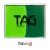 TAG csíkos arcfesték LIGHT GREEN & MEDIUM GREEN 50gr