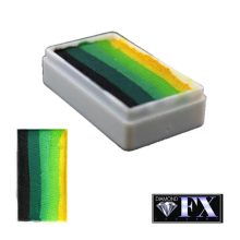 Diamond FX csíkos arcfesték - Green Carpet 28g