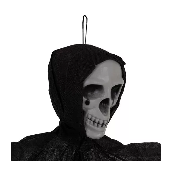 Ruhhy Fekete Akasztós Csontváz Dekoráció 70 cm - Halloween Zombi Szellem Dísz