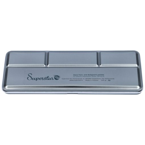 Superstar 12 színű arcfesték készlet -  FEARSOME FACES by Matteo Arfanotti