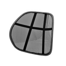 37,5x39 cm-es fekete légáteresztő hálós háttámla és deréktámasz