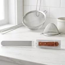 Rozsdamentes konyhai kenőkés és spatula süteményekhez, 26,5 x 3 cm