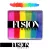 Fusion csíkos arcfesték Bright Rainbow 50g