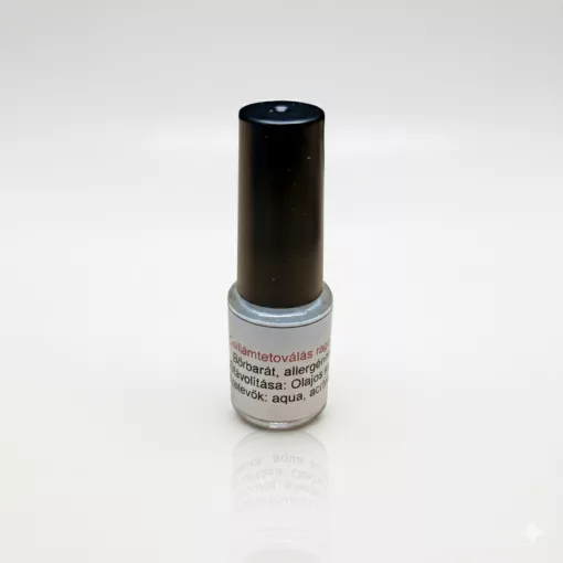 2 ml-es mini csillámtetoválás ragasztó, ecsetes bőrbarát testragasztó, vízálló csillámtetkó kiegészítő.