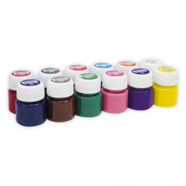 Tempera készlet 12x15ml tégelyes Südor