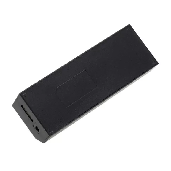 4 portos fekete USB 3.0 elosztó hub egyenkénti kapcsolóval és kék LED-del