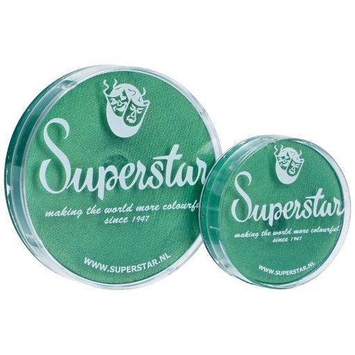 Superstar arcfesték - Gyöngyház Golden green 16g 129