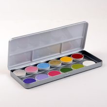 Superstar 12 színű arcfesték készlet -  Gyöngyház és Pasztell /12 colours DUO SHIMMER- AND PASTEL palette/