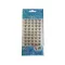Rózsa Strasszkövek ezüst 45 db/cs 1 cm