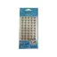 Rózsa Strasszkövek ezüst 45 db/cs 1 cm