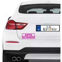 Anya Taxi autós matrica több méretben