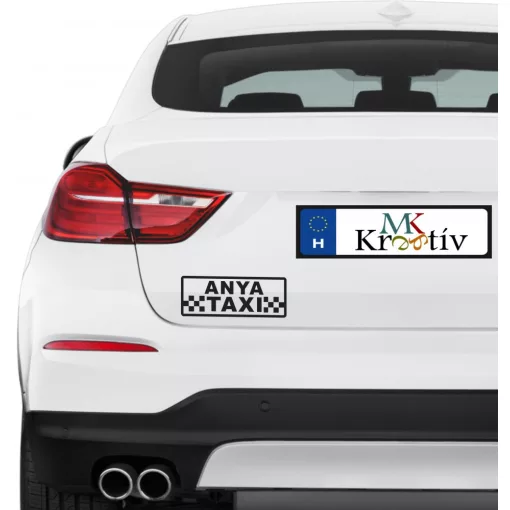Anya Taxi autós matrica több méretben
