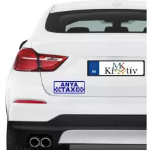 Anya Taxi autós matrica több méretben