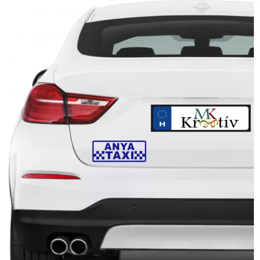 Anya Taxi autós matrica több méretben