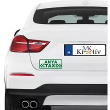 Anya Taxi autós matrica több méretben