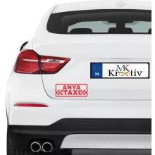 Anya Taxi autós matrica több méretben