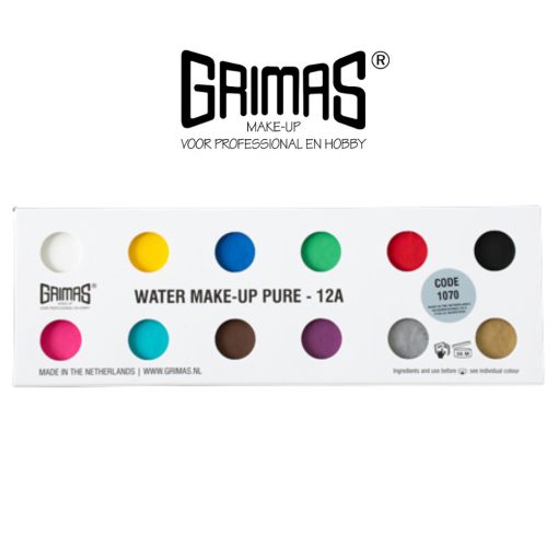 Grimas 12 színű arcfestő "A" készlet 