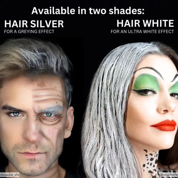 Mehron Hair White Ecsettel Fehér hajszínező 30 ml
