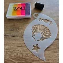 Arcfestés sablon - Shell minta