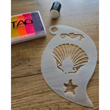Arcfestés sablon - Shell minta