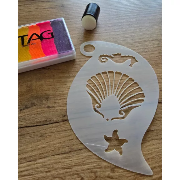 Arcfestés sablon - Shell minta