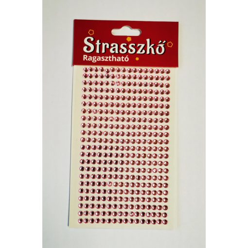 Strasszkő öntapadós 5 mm 352 db-os - Több színben