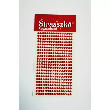 Strasszkő öntapadós 5 mm 352 db-os - Több színben