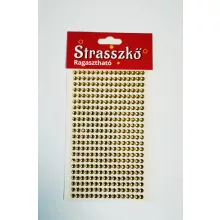 Strasszkő öntapadós 5 mm 352 db-os - Több színben