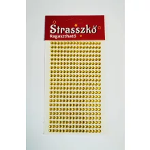Strasszkő öntapadós 5 mm 352 db-os - Több színben