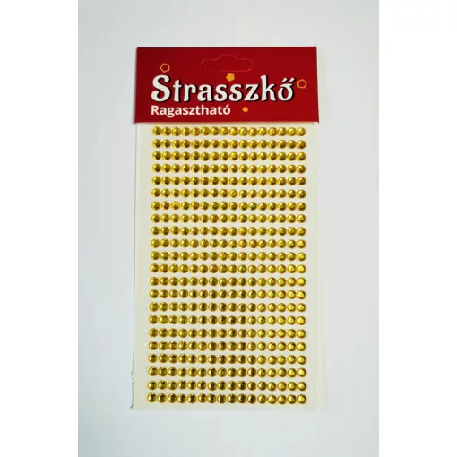 Strasszkő öntapadós 5 mm 352 db-os - Több színben