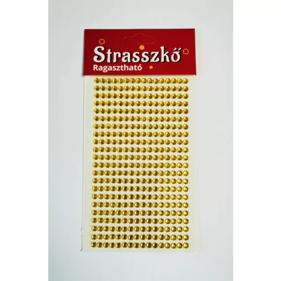 Strasszkő öntapadós 5 mm 352 db-os - Több színben