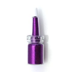 Csillámpor csőrös üvegben - Lila 7 ml