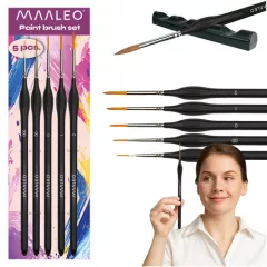 Maaleo 5 darabos ecsetkészlet + állvánnyal