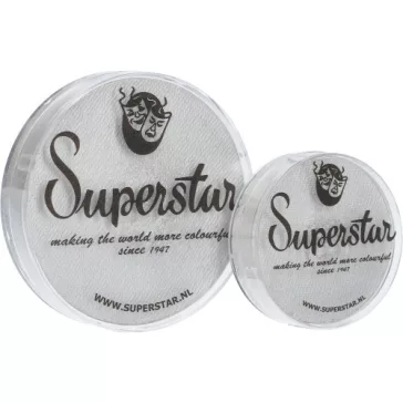   Superstar arcfesték 45g - Csillámos ezüstfehér gyöngyház /Silverwhite with glitter (shimmer)065/