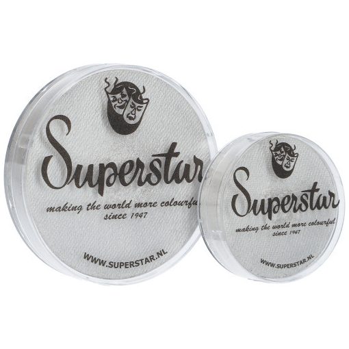 Superstar arcfesték 45g - Csillámos ezüstfehér gyöngyház /Silverwhite with glitter (shimmer)065/