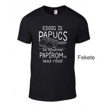 Eddig is papucs voltam...legénybúcsú', vicces legénybúcsú póló a vőlegénynek