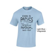 Eddig is papucs voltam...legénybúcsú', vicces legénybúcsú póló a vőlegénynek