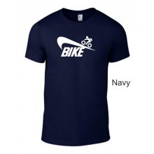 Bike póló, kerékpáros póló, biciklis ajándék, sportos póló, kerékpár sziluett