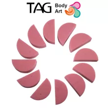 TAG arcfestő fél kerek 12db/cs pink