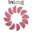 TAG arcfestő fél kerek 12db/cs pink