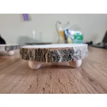 Fakorong tálaló lábakkal 16x5cm
