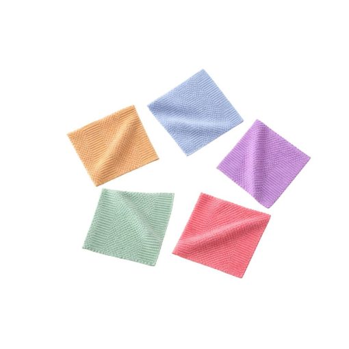 5 darabos színes (kék, sárga, zöld, rózsaszín) mikroszálas takarítókendő szett