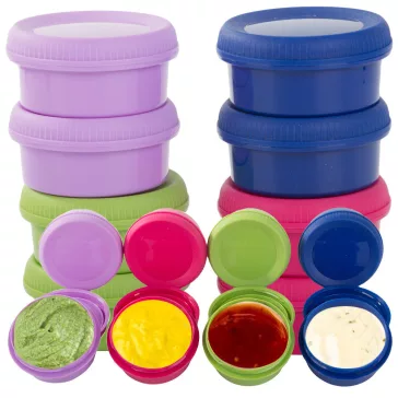 Szósz és Mártás Tároló Doboz szett 80ml, 8 db-os