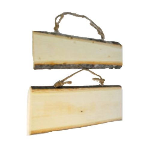 FA SZELET TÉGLALAP JUTA AKASZTÓVAL