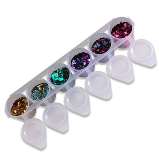 Superstar nagyszemcsés csillám 6 db - Crazy 130ml