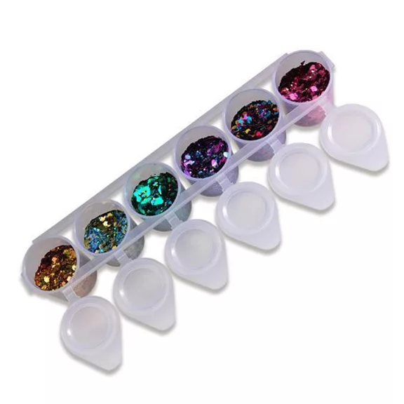 Superstar nagyszemcsés csillám 6 db - Crazy 130ml